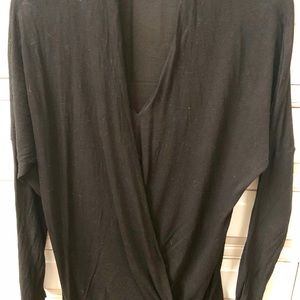 Selection light black sweater